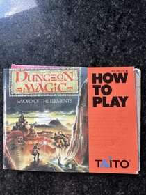 Dungeon Magic Sword Of The Elements NES CIB W/ Poster And Booklet