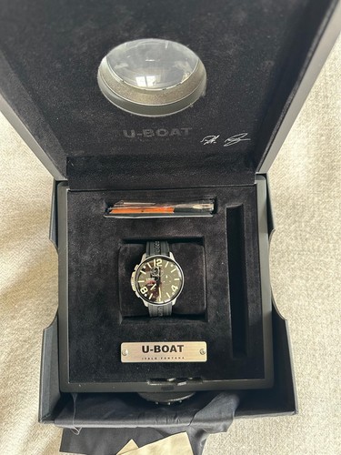 U-Boat Capsoil Chrono 45mm SS Wristwatch - U8111/B - New Never Worn - Picture 4 of 5