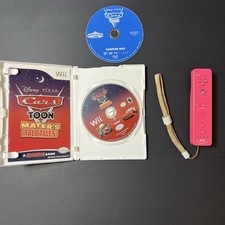 Cars Toon: Mater's Tall Tales Nintendo Wii, 2010 With Wii Remote Controller Pink