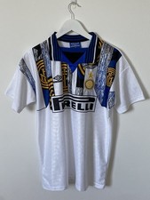 Umbro Replica Retro Inter Milan Away Football Shirt 1995-96 Size Medium M White
