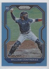 2021 Panini Prizm Tier II Carolina Blue Prizm William Contreras #105 0ad