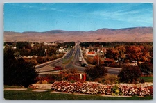 Vintage Postcard- Looking Down Capitol Boulevard Boise Idaho ID