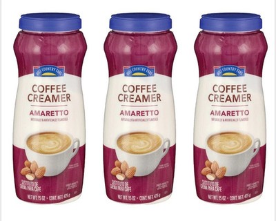 Hill Country Fare Powdered Coffee Creamer - Amaretto 15 oz (3 pk)