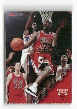 1996-97 Hoops Bulls Team Night SGA 8 Card Set Michael Jordan Pippen Rodman