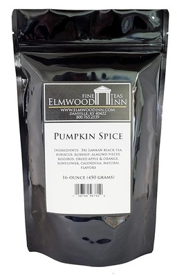 Elmwood Inn Fine Teas, Pumpkin Spice, 16-Ounce