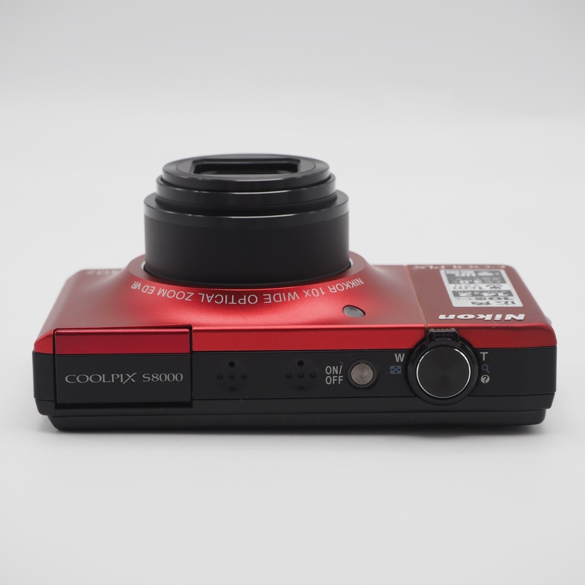 N Mint] Nikon COOLPIX S8000 Compact Digital Camera Red w/Battery