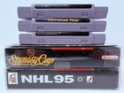 Super Nintendo SNES Video Game Lot! Uniracers, NBA JAM, NHL 95 CIB Complete
