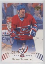 2008-09 Upper Deck Montreal Canadiens Centennial Set Mario Tremblay #144 0m8e