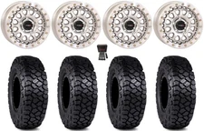 System 3 SB-6 15" Wheels Mh (6+1) 32" Intersect Tires RZR Turbo R & Pro R