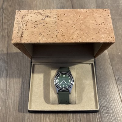 BALTIC Hermetique Tourer 37mm Green Dial Automatic Watch 150M - Box Papers