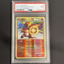 POP 14 Magmortar Call of Legends Reverse Holo Rare #16 PSA 9  on eBay