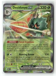 Decidueye ex 015/197 Obsidian Flames Double Rare Holo