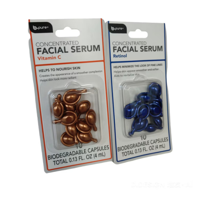 B Pure Concentrated Vitamin C Facial Serum + Retinol Serum 20 Total