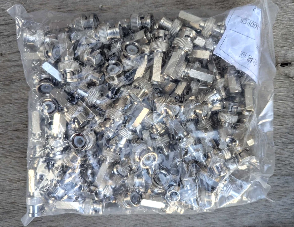 100x BNC Male Connector, Twist On, RG59 - Image 3 of 3