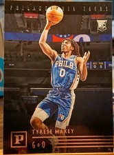 2020-21 Panini Chronicles Tyrese Maxey Rookie #116 76ers Silver Foil NM-MT RC