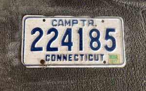 Vintage 1977 License Plate Chevy Chevrolet Ford Dodge Decor Wall Art Sign Truck