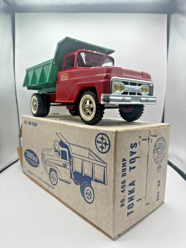 Vintage 1962 Tonka Dump Truck No. 406 Unopened With Original Box