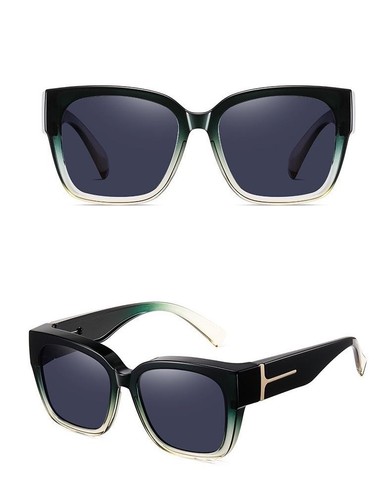 Gafas de sol polarizadas polarizadas vintage con protección UV de gran ajuste para hombre y mujer - Imagen 11 de 13