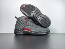 Jordan 12 Retro Bloodline CT8013-003 Black/Varsity Red Men's Basketball Shoes