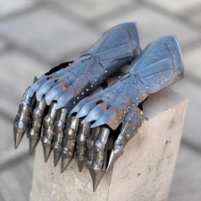 Nazgul Gauntlet Gloves Set LOTR Sauron Cosplay Gothic Armor Halloween Gift