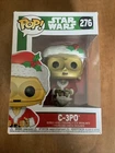 Funko Pop! Vinyl Star Wars C-3PO #276 Santa Holiday Christmas Collectible