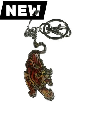 Ed Hardy Christian Audigier Key Chain TIGER  3E Designs, new free shipping