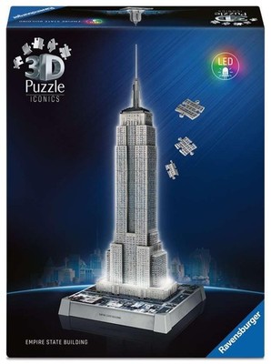 Ravensburger Iconics Empire State Building - Light Up 216 piece 3D Jigsaw P