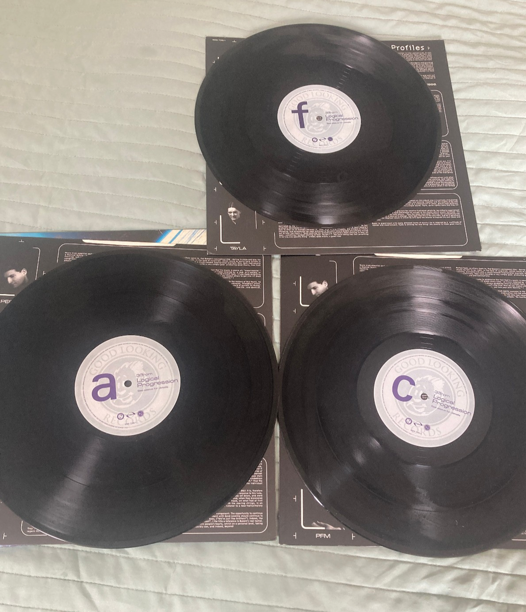 L.T.J Bukem Logical Progression 3枚組レコード L.T.J Bukem ‎– Logical Progression - 3 × Vinyl, 12