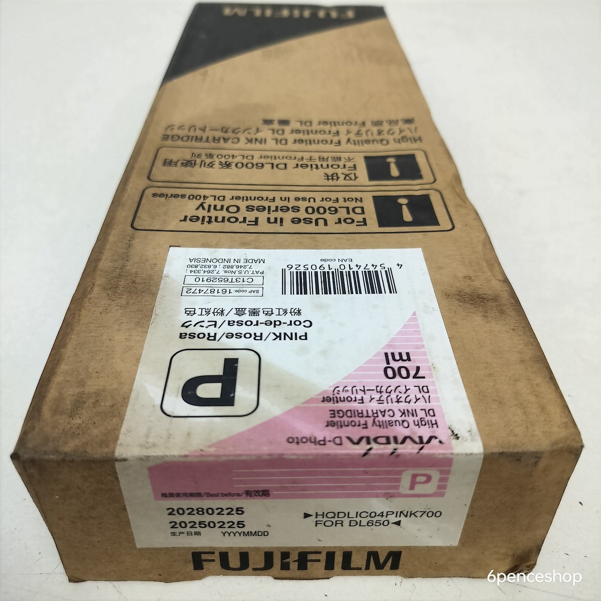 Imperfect Box-Exp. 04/2028 Fujifilm C13T652910 Pink 700ml Ink