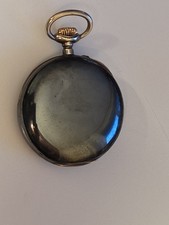 GIRARD PERREGAUX Tula/Niello Silber Taschenuhr Schlesicky Frankfurt 1920 RARI