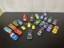 Vintage Disney Pixar Cars Play Metal Race Play Characters Lot Set Racing Toys