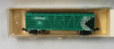 Minitrix N Scale Cattle Car CP Rail #3215 Canadian Pacific Car # 35644