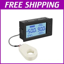 Compact DC 0-300V Ammeter & Voltmeter with Isolated Hall Sensor Technology