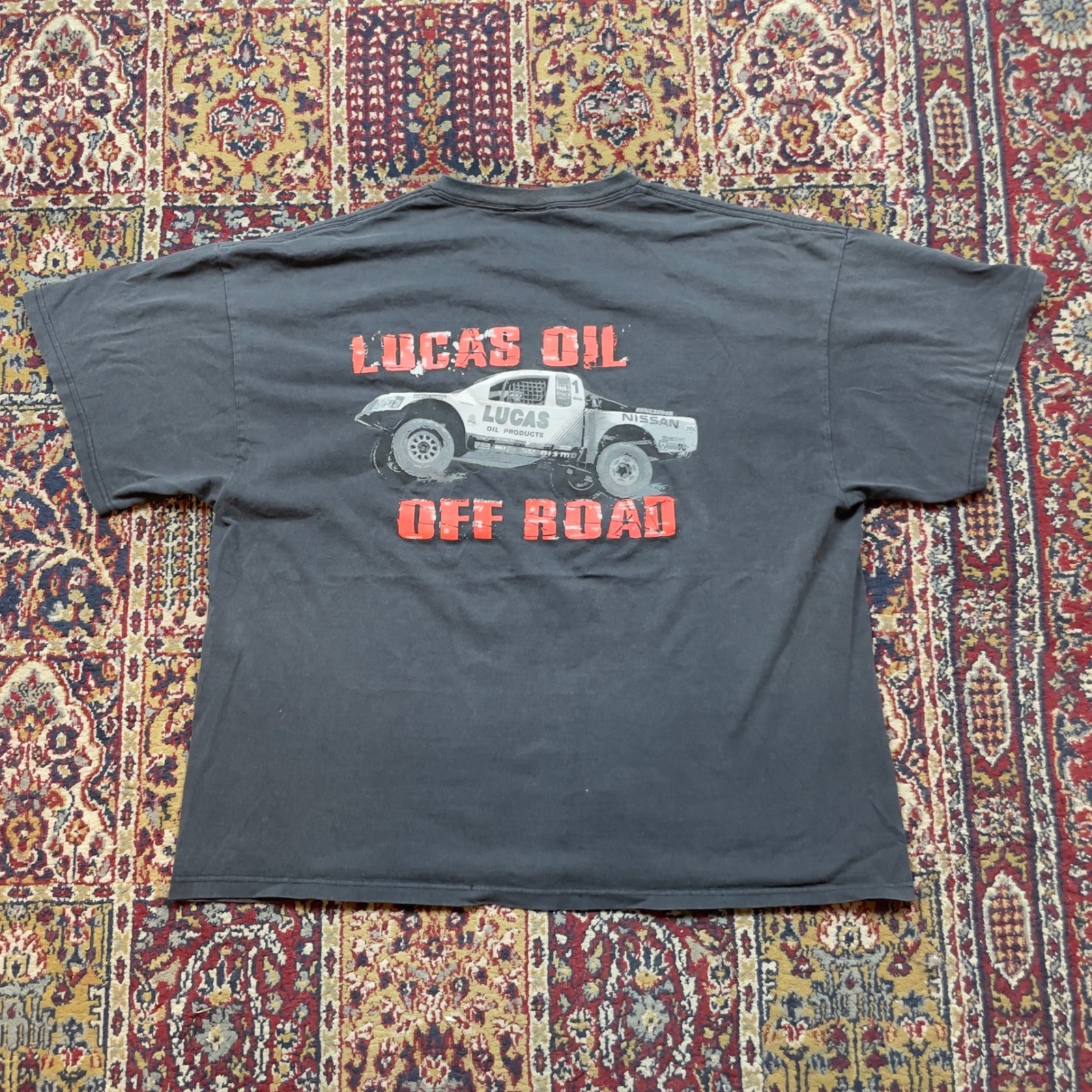 Off Road Racing Truck Graphic T Shirt Mens 2xl Charcoal Gray