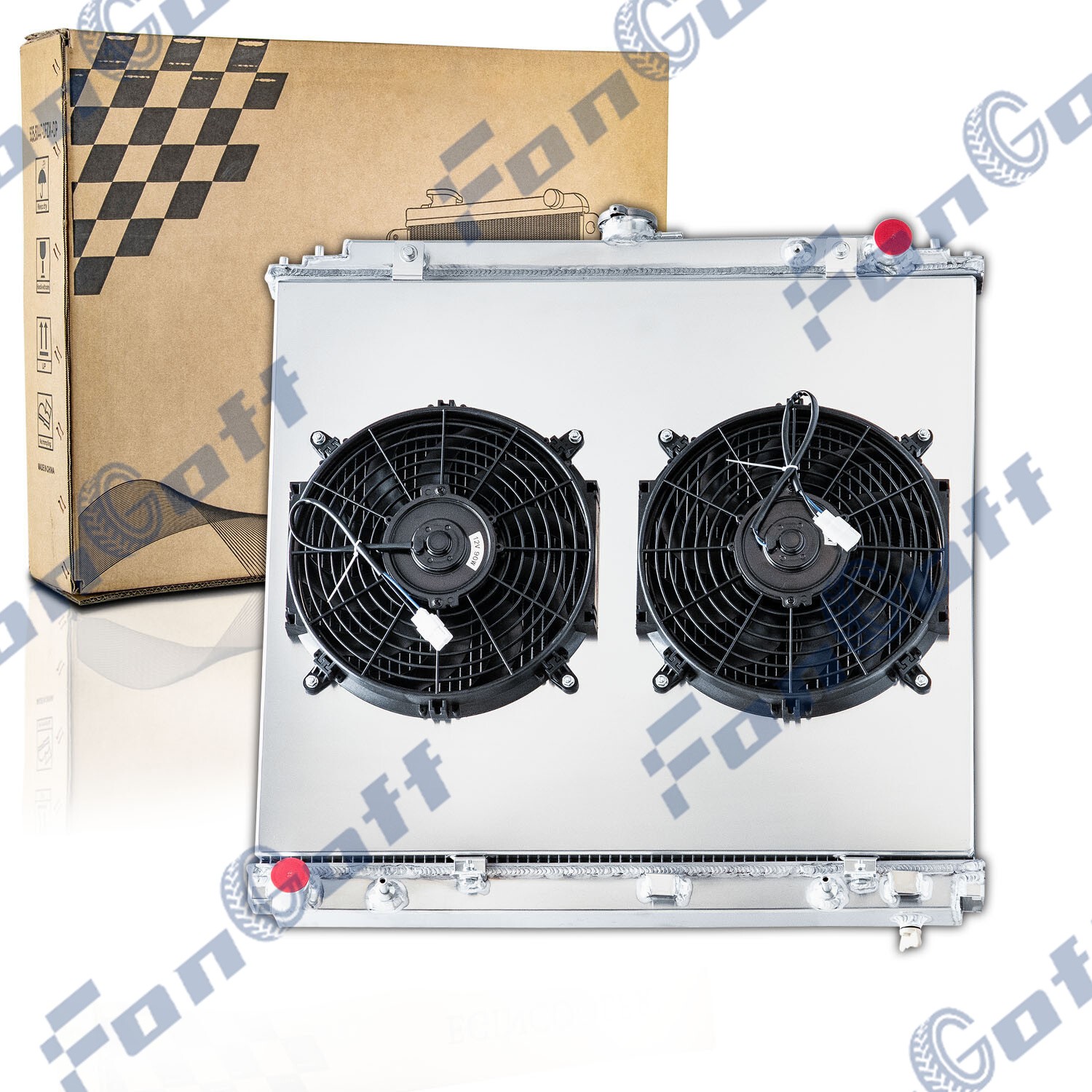 3Row Radiator+Shroud Fan Fit 2005-18 Nissan Frontier Pathfinder,2009-12 Equator