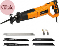 7Amp Reciprocating Saw, 360° Rotating Handle Power Reciprocating Saw with Variab