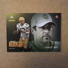 2021 Panini Luminance - Lights Out Aaron Rodgers #LO-2