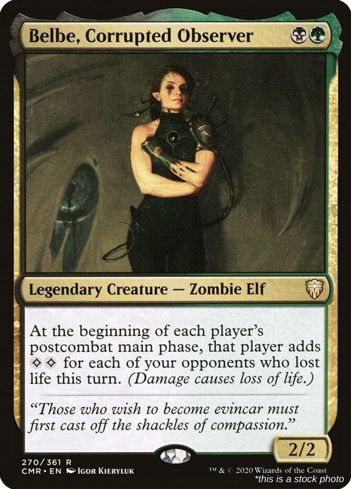 Belbe, Corrupted Observer (CMR 270), Normal, Commander Legends, MTG