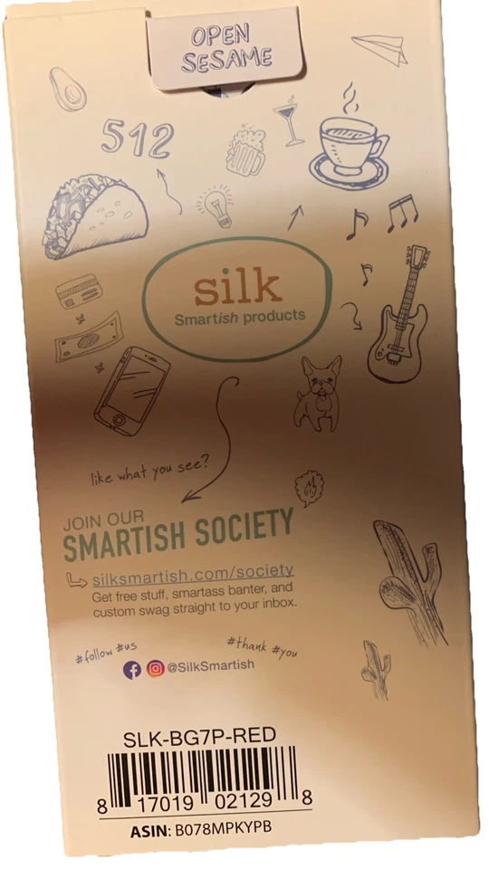 Silk Smartish Kung Fu Grip Case for iPhone Red7/8+ Slim, Strong & Super Grippy! - Image 3 of 4