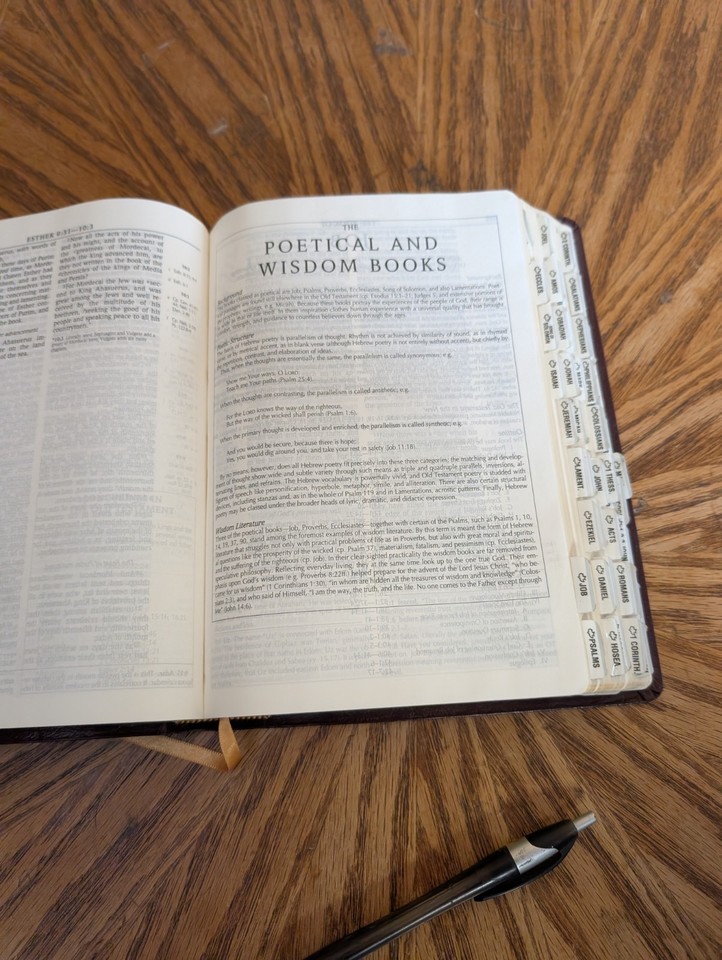 Bible Oxford Scofield Study System, Red Letter, NKJV Version Leather