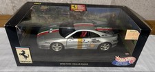1 Hot Wheels 1/18 Ferrari F355 Challenge Silver Mini Car