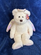 1999 Ty The Angel Bear Beanie Buddy - 9337
