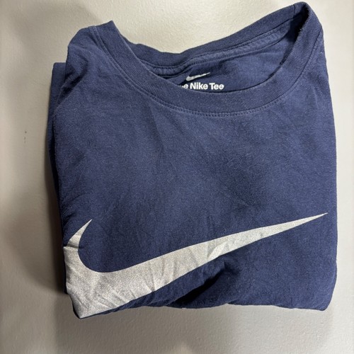Nike AIR The Nike Camiseta Azul Marino Manga Corta Camiseta Para Hombre Talla S - Imagen 10 de 10