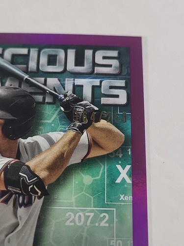 2023 Bowman Platinum Precious Elements Jacob Berry Purple /250 PE-30 - Bild 2 von 3