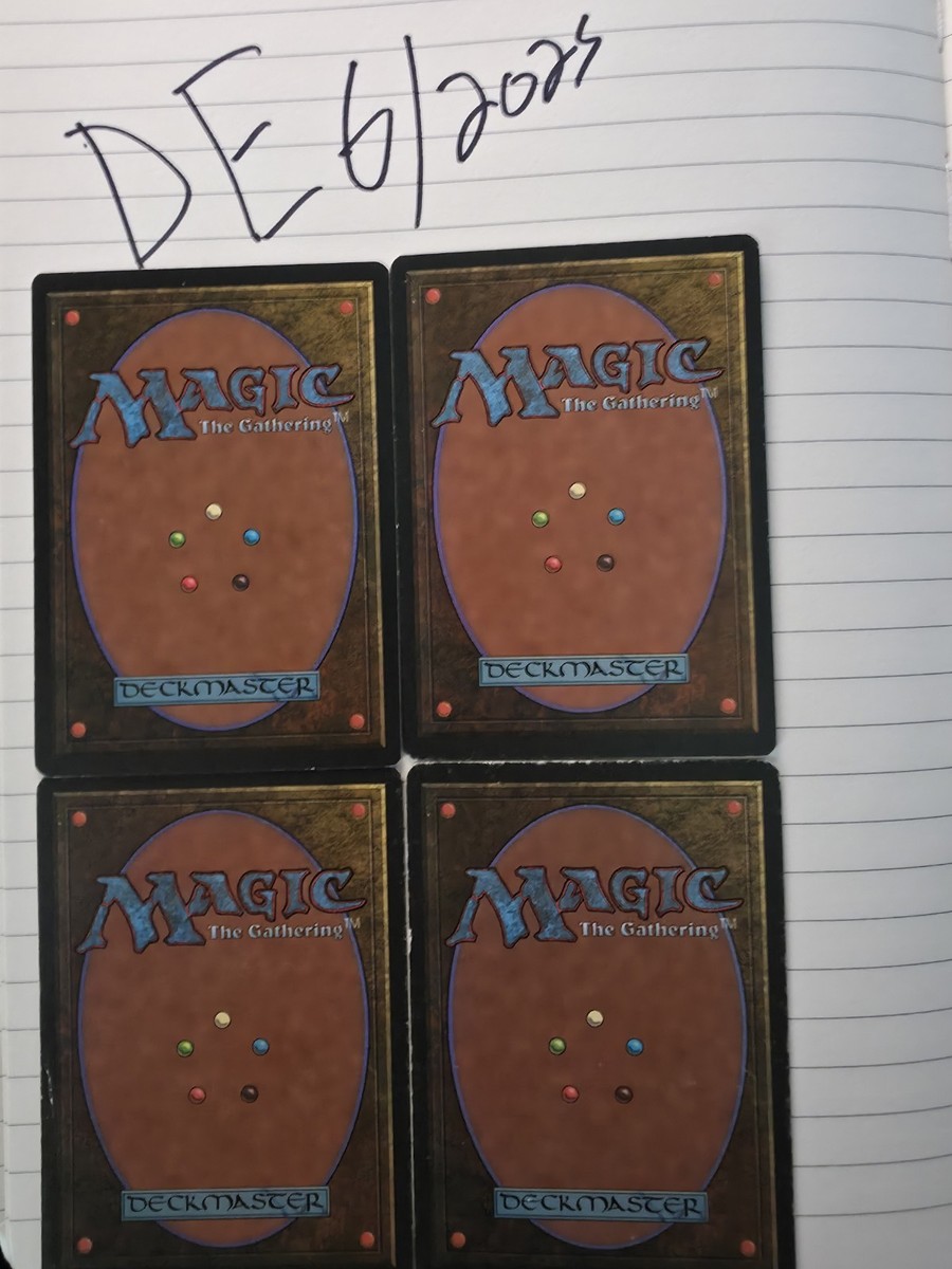 BRAINSTORM - CHRISTOPHER RUSH SIGNED Ice Age MTG Magic 4x