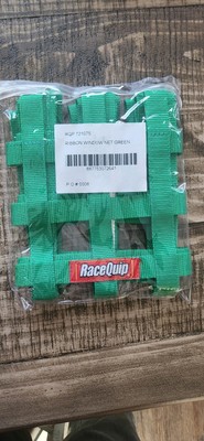 RaceQuip 721075 Ribbon Style Race Car Window Net; Green 18 H X 24 W