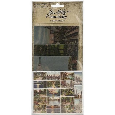 Tim Holtz Idea-ology Pergamentszenen 18 Stück TH94028