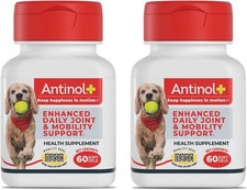 Antinol Plus, Mobility, Hip, and Joint Supplement for Dogs, Green-Lipped Muss.