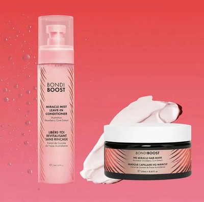Bondi Boost Glass Hair Duo: Strawberry Gum Miracle Hair Mask & Miracle Mist
