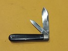 Standard Cut. Co. Meriden 2 Blade 3 1/4" Pocket Knife With Plastic Black Handles